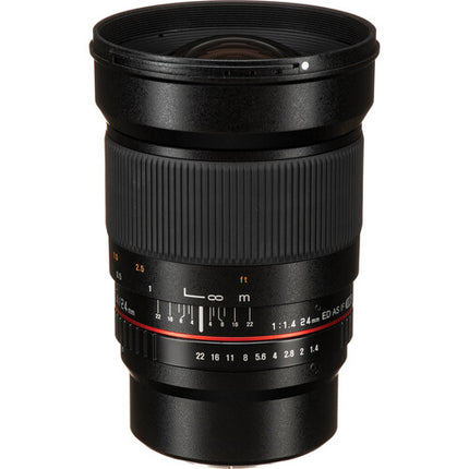 Rokinon 24mm f1.4 ED AS IF UMC Lente para Micro Cuatro Tercios f1.4 a f22