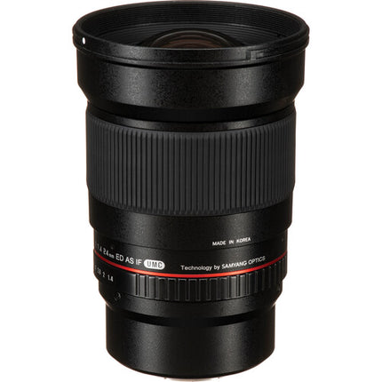 Rokinon 24mm f1.4 ED AS IF UMC Lente para Micro Cuatro Tercios f1.4 a f22