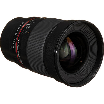 Rokinon 24mm f1.4 ED AS IF UMC Lente para Micro Cuatro Tercios f1.4 a f22
