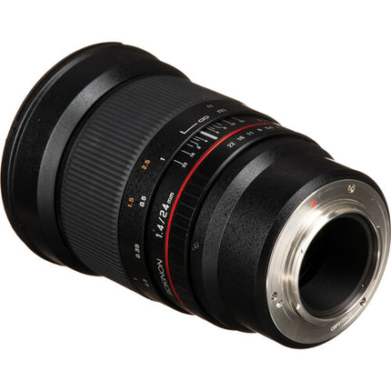 Rokinon 24mm f1.4 ED AS IF UMC Lente para Micro Cuatro Tercios f1.4 a f22