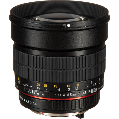 Rokinon 85mm f/1.4 AS IF UMC Objetivo para Pentax K Montura Full Frame