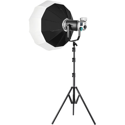 GVM SD200D Luz LED Monolight Bicolor Kit 64600 Lux 3200-5600K Con Softbox Reflector y Soporte