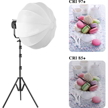 GVM SD300D Luz LED Bicolor para Estudio 56600 Lux 2700-7500K Kit Completo