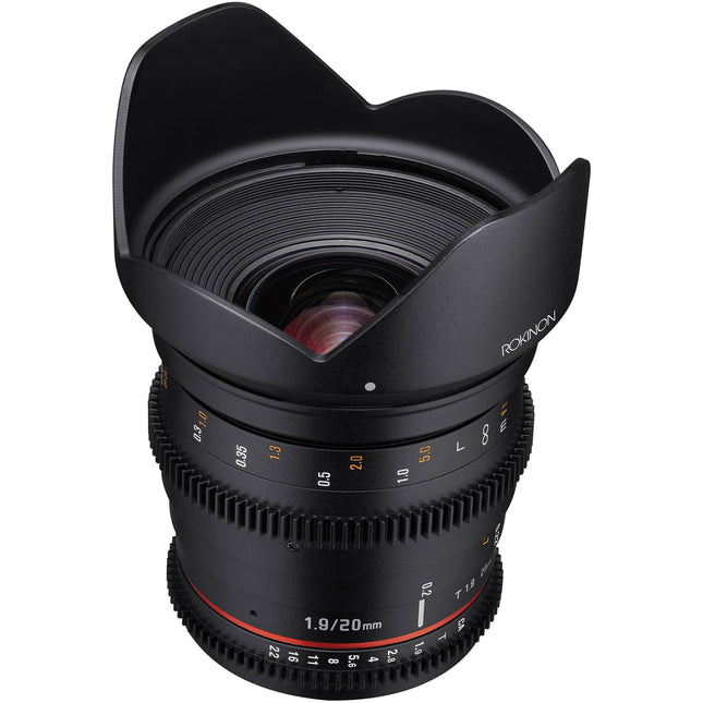 Rokinon 20mm T1.9 Objetivo Cine para Micro Cuatro Tercios 56.1° AOV