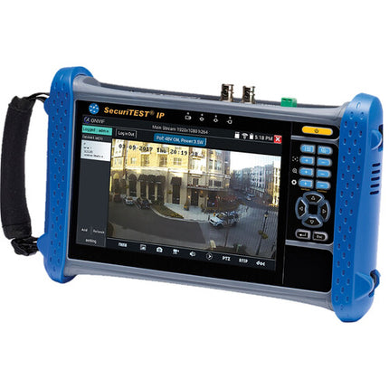SimplyTEST ST-171000 SecuriTEST Probador CCTV con pantalla táctil 7 pulgadas y herramienta de trazado de cable
