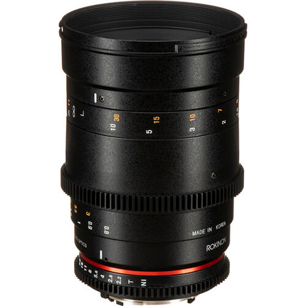 Rokinon 135mm T2.2 Cine DS Lente para Nikon F Full Frame y Filtro 77mm