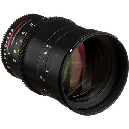 Rokinon 135mm T2.2 Cine DS Lente para Nikon F Full Frame y Filtro 77mm