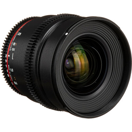 Rokinon 16mm T2.2 Objetivo Cine DS para Nikon F Montura APS-C y 77mm filtro