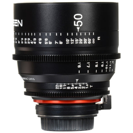 Rokinon Xeen 50mm T1.5 Lente para Montura PL Full Frame 11 Láminas