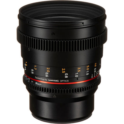 Rokinon 50mm T1.5 DSX Lente de Cine MFT con Iris de 9 Láminas y Parasol