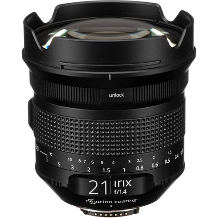 IRIX 21mm f/1.4 Dragonfly Objetivo gran angular para Nikon F con diafragma de 11 hojas y cuerpo sellado
