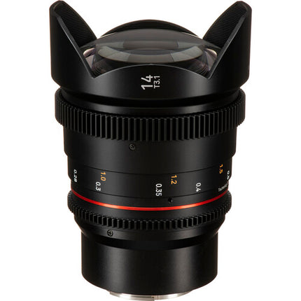 Rokinon 14mm T3.1 DSX Lente Cine Gran Angular Sony E Montura Estuche