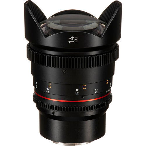 Rokinon 14mm T3.1 DSX Lente Cine Gran Angular Sony E Montura Estuche