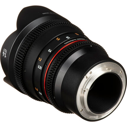 Rokinon 14mm T3.1 DSX Lente Cine Gran Angular Sony E Montura Estuche