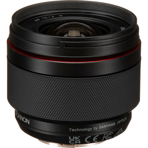 Rokinon 12mm f/2.0 AF Lente para FUJIFILM X APS-C con Estuche y Parasol