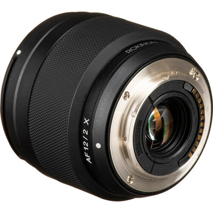 Rokinon 12mm f/2.0 AF Lente para FUJIFILM X APS-C con Estuche y Parasol