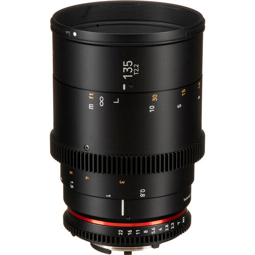Rokinon 135mm T2.2 DSX Lente de Cine Full Frame con Iris de 9 hojas y Sellado contra Intemperie