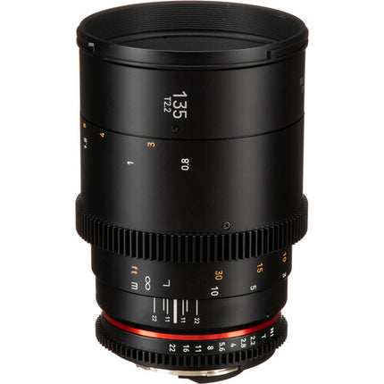 Rokinon 135mm T2.2 DSX Lente de Cine Full Frame con Iris de 9 hojas y Sellado contra Intemperie