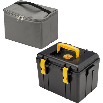 Ruggard Estuche Seco Portátil con Deshumidificador 9.6L Negro Recargable