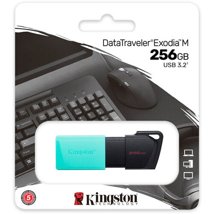 Kingston DataTraveler Exodia M 256GB Memoria USB 3.2 Gen 1 10-Pack Azul