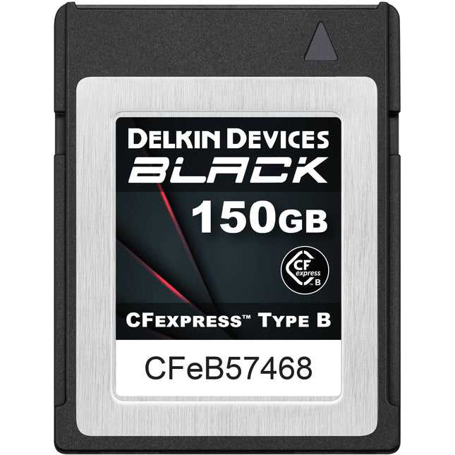 Delkin Devices 150GB CFexpress Tipo B Tarjeta de Memoria PCIe 3.0 1725 MB/s Lectura 1530 MB/s Escritura
