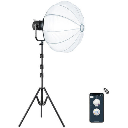 GVM SD300S Luz LED de Día Monolight Kit con Softbox y Soporte 91500 Lux 5600K