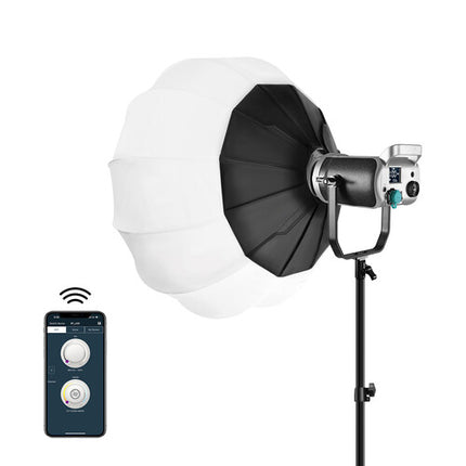GVM SD300S Luz LED de Día Monolight Kit con Softbox y Soporte 91500 Lux 5600K