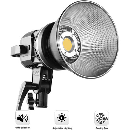 GVM LED Video Soft Light LS-p80s Kit de luz suave luz diurna 5600K con paraguas y soporte