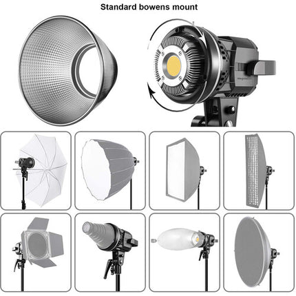 GVM LS-p80s Luz LED de Video 5600K Kit 1 Luz con Softbox y Soporte