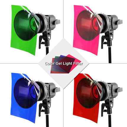 GVM LS-p80s Kit de Luz LED para Video 5600K 3100 lux con Filtros y Soportes