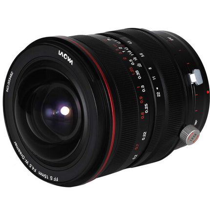 Venus Optics Laowa 15mm f/4.5R Zero-D Shift Lente Canon EF Desplazamiento 11mm