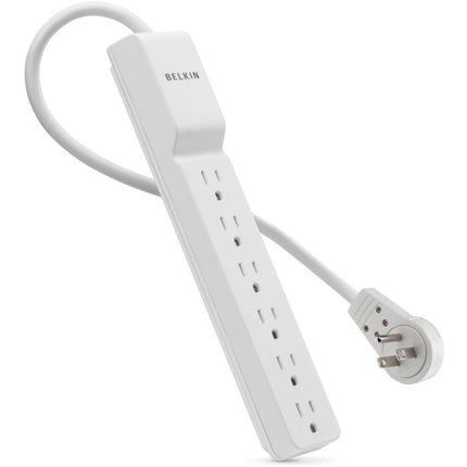 Belkin Protector de Sobretensión 6 Enchufes 720 Julios Cable 2.4 m Rotativo