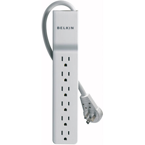 Belkin Protector de Sobretensión 6 Enchufes 720 Julios Cable 2.4 m Rotativo
