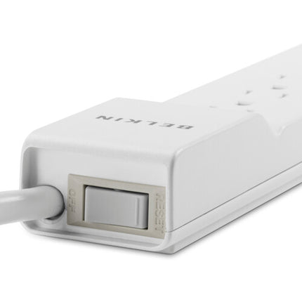 Belkin Protector de Sobretensión 6 Enchufes 720 Julios Cable 2.4 m Rotativo