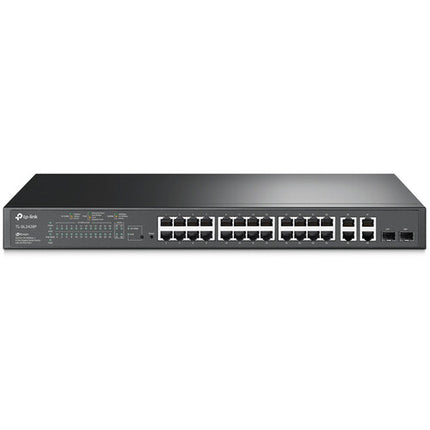 TP-Link JetStream TL-SL2428P V4 Switch de Red Gestionado 24 Puertos PoE+ 250W Rackmount