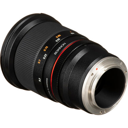 Rokinon 20mm f/1.8 ED AS UMC Objetivo Sony E Montura Full Frame f/1.8 a f/22