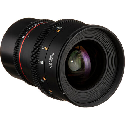 Rokinon 24mm T1.5 DSX Lente Cine de Alta Velocidad Montura RF Sellada y 9 Cuchillas
