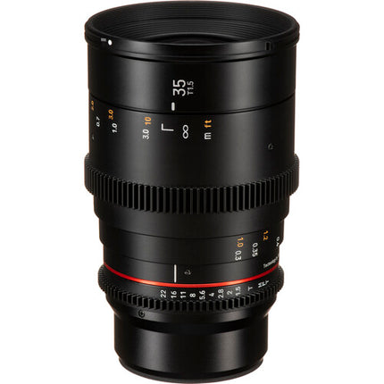 Rokinon 35mm T1.5 DSX Lente Cine MFT con Iris de 9 hojas y Protección Climática