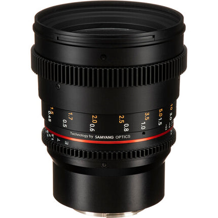 Rokinon 50mm T1.5 DSX Lente Cine Full Frame Montura E y Parasol Petal