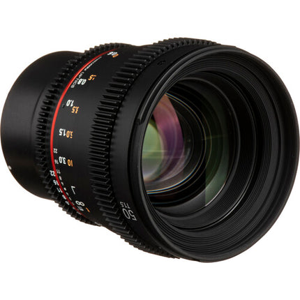 Rokinon 50mm T1.5 DSX Lente Cine Full Frame Montura E y Parasol Petal