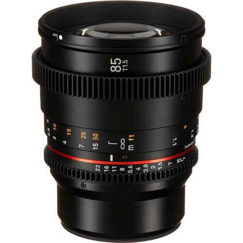 Rokinon 85mm T1.5 DSX Objetivo Cine MFT Apertura T1.5 Iris 9 Láminas