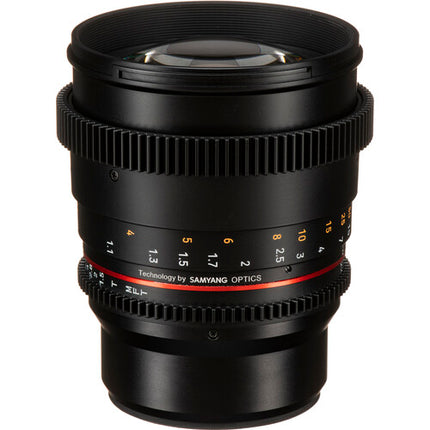 Rokinon 85mm T1.5 DSX Objetivo Cine MFT Apertura T1.5 Iris 9 Láminas
