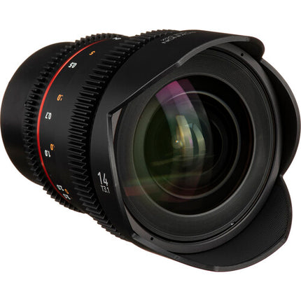 Rokinon 14mm T3.1 Lente Cine Ultra Gran Angular APS-C Fuji X con Estuche