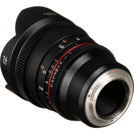 Rokinon 14mm T3.1 Lente Cine Ultra Gran Angular APS-C Fuji X con Estuche