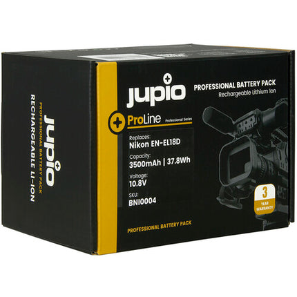Batería de Ion de Litio Jupio ProLine EN-EL18d 3500mAh para Nikon Z9 D4 D4S D5 D6