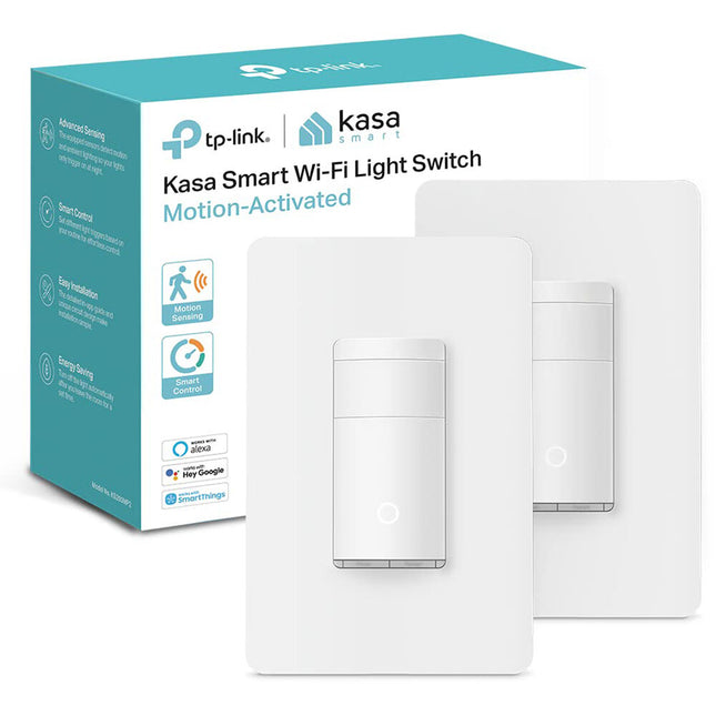 TP-Link KS200M Kasa Interruptor de Luz Wi-Fi con Sensor de Movimiento 2.4 GHz 2-Pack