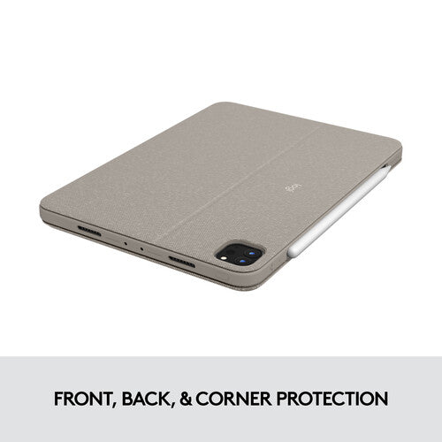 Logitech Combo Touch Funda Teclado Retroiluminado con Touchpad para iPad Pro 11" 1-4 Gen Sand