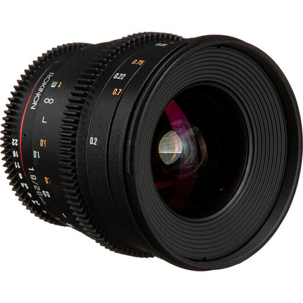 Rokinon Pack de Lentes Cine 20 35 50 85mm T1.5 T1.9 para Nikon F