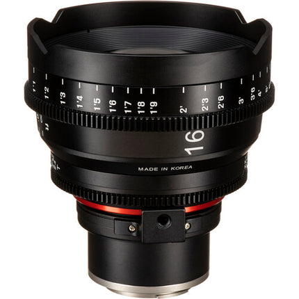 Rokinon Xeen 16mm T2.6 Lente de Cine Sony E Full-Frame 200° Enfoque