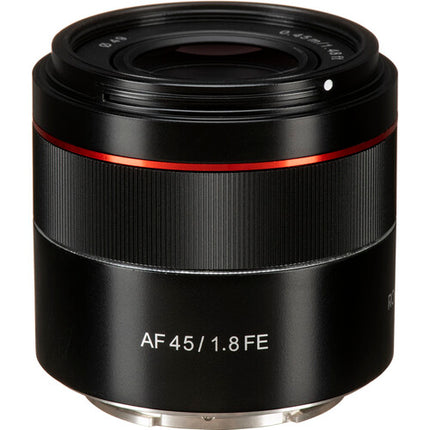 Rokinon AF 45mm f/1.8 FE Lente para Sony E Full Frame f/1.8-22